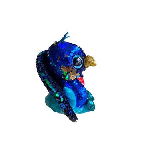 Tyson TY Flippables Bird Plush Stuffed Animal Beanie Baby - Picture 5 of 9